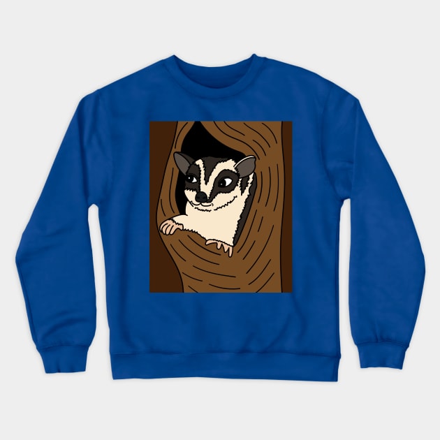 Possum Australia Raccoon Possum Crewneck Sweatshirt by flofin